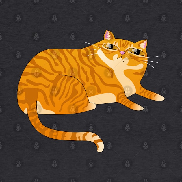 Orange Tabby Cat by ziafrazier